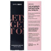 Simply Sexy Let’s Get It on - Pheromone Perfume - .31oz | 9.2ml